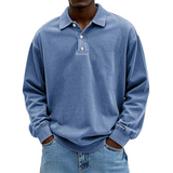 Men's Polo Sweater | Long Sleeve