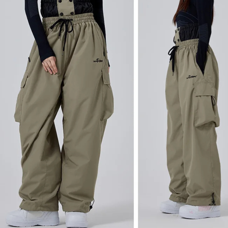 Women's Baggy Ski Pants | Snowboard | Waterproof for Winter