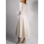 Women's A-line Wedding Guest Dress | Maxi & Long Sleeve