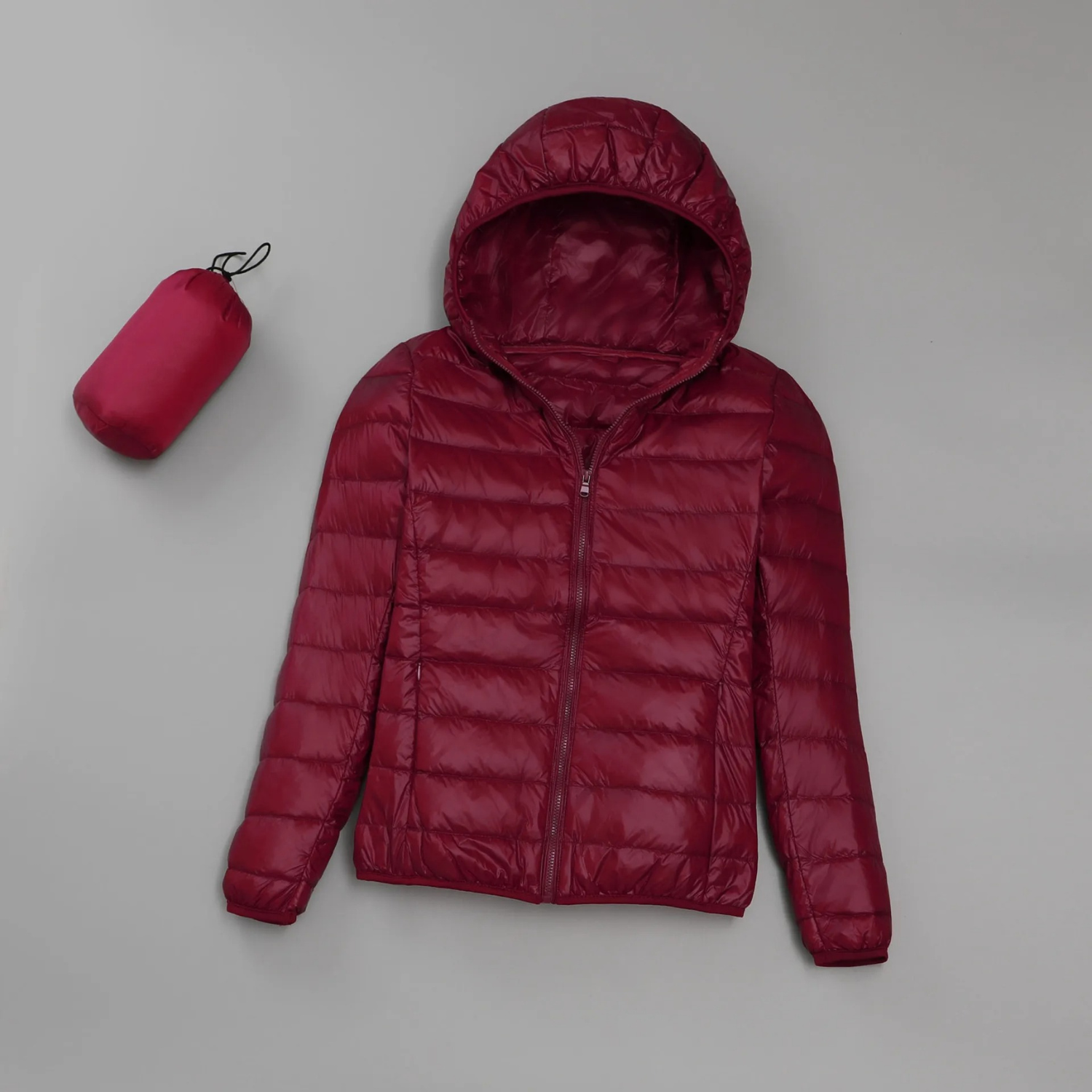 Janita | Ultraleichte Steppjacke - Frühjahr und Sommer 2024-Rot-S-Becker Boutique