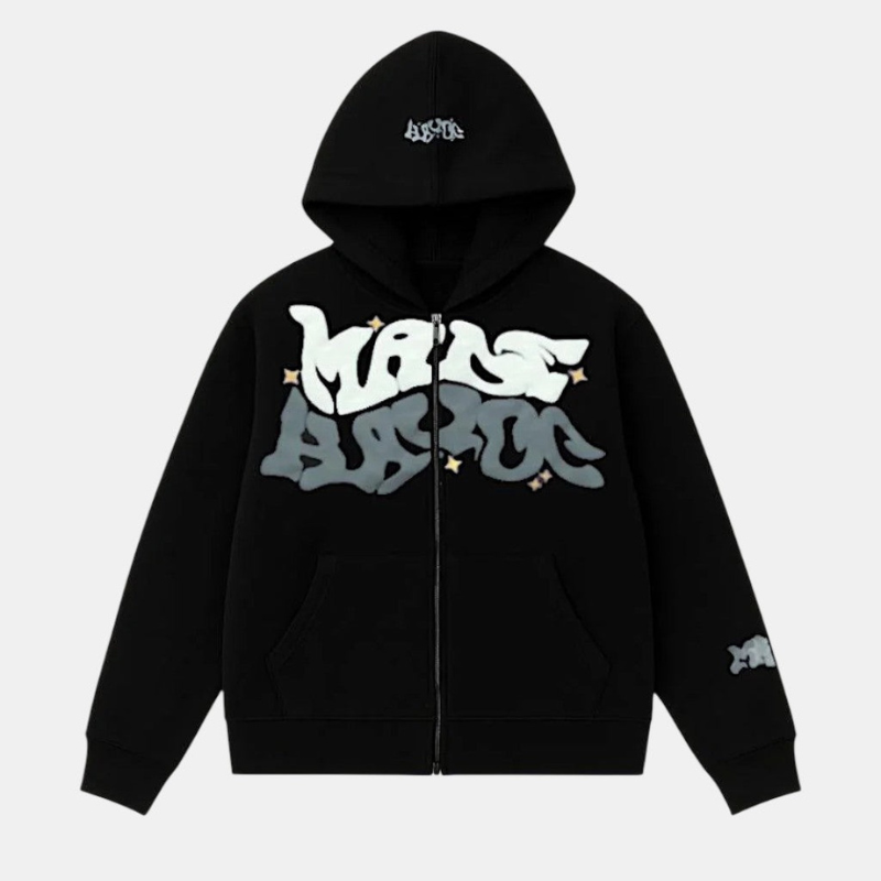 Oversize Hoodie | Mit Reißverschluss Y2K Streetwear