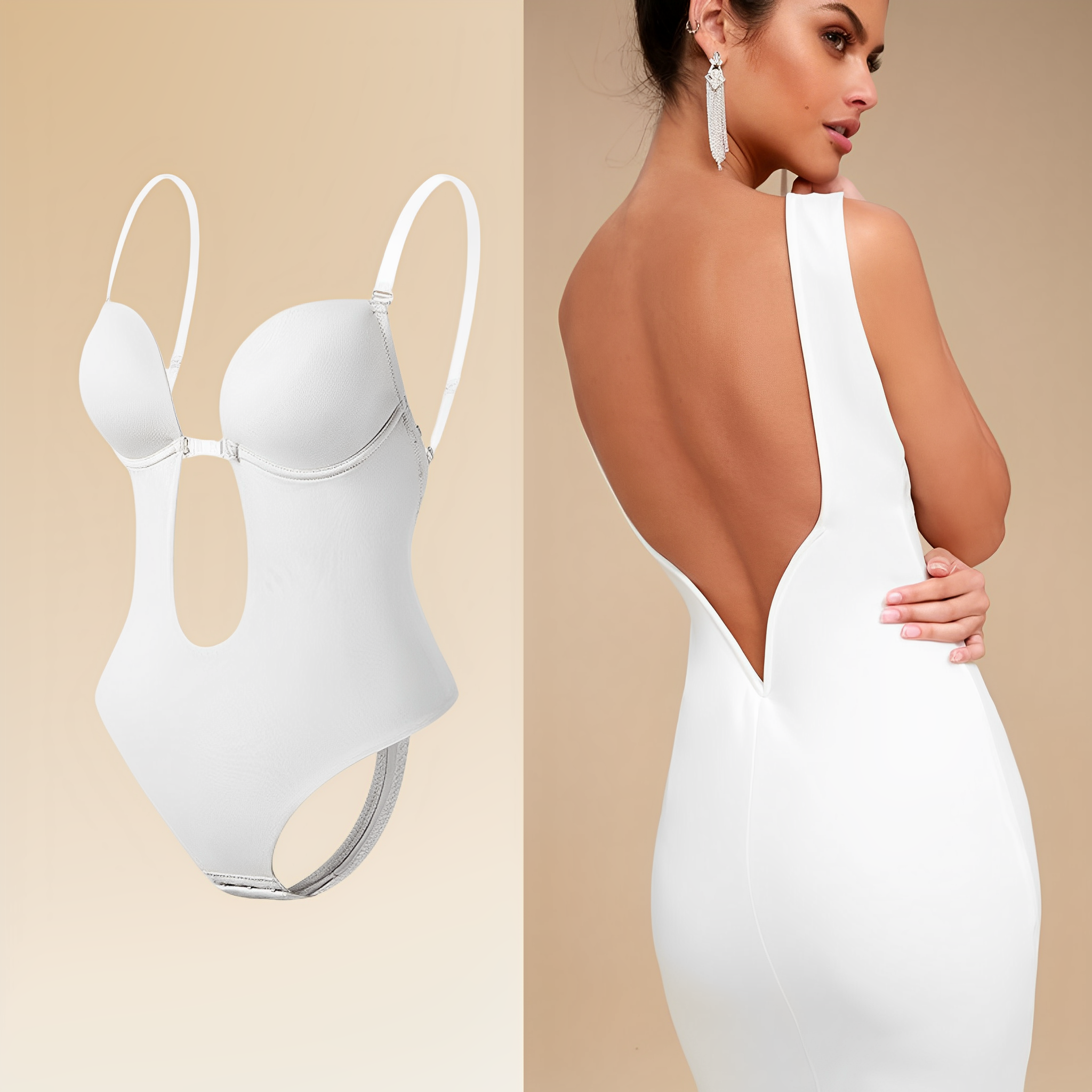 Valeria | Rückenfreier BH & Body