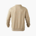 Herren Polo Pullover | Mit Reißverschluss