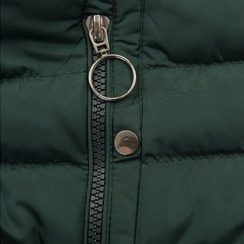Lange Daunenjacke Damen | Gefüttert mit Kapuze