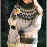 Damen Norweger Pullover | Winter & Klassisches Muster