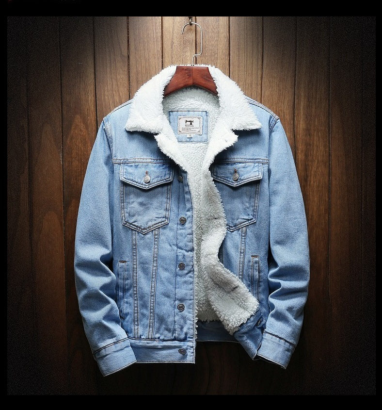 Men's Teddy Jacket | Denim