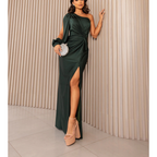 Abendkleid Mit Einer Schulter Für Damen