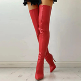 Women's Over-the-Knee Boots | With Heel & Pointed Design