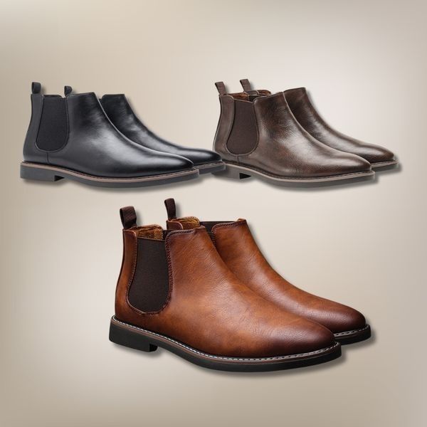 Martin | Chelsea-Stiefel aus Leder-Becker Boutique