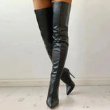 Women's Over-the-Knee Boots | With Heel & Pointed Design