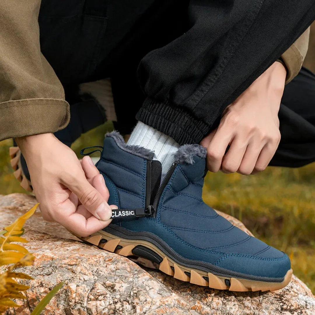 Herren Winterstiefel | Mit Reißverschluss & Fleecefutter