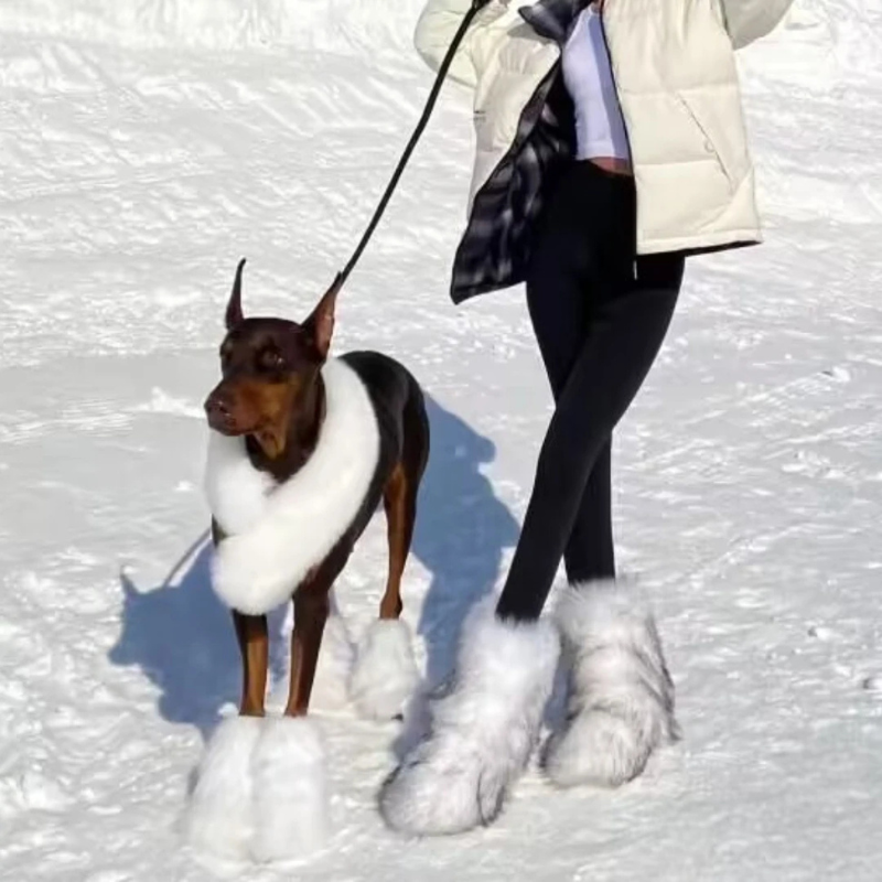 Damen Stiefel Winter | Flauschig & Y2K Stil
