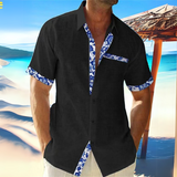 Tavion | Men's Short Sleeve Shirts - Linen Style