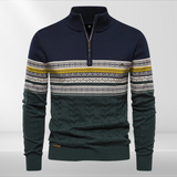 Rudy | High-quality sweater with retro pattern