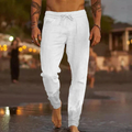 Vayden | Herren Leichte Hosen Sommer | Leinenoptik