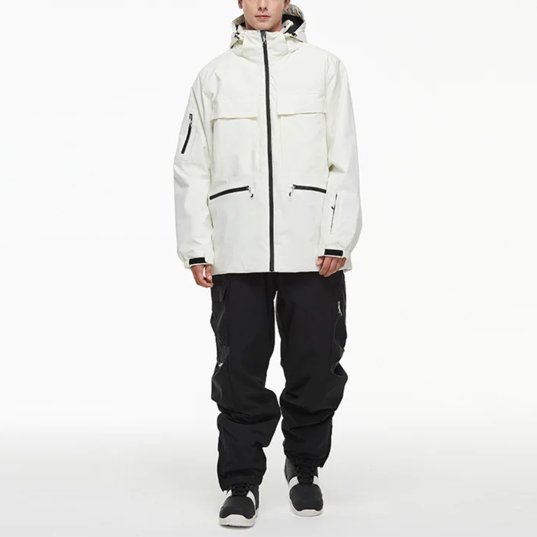 Herren Skianzug | Wasserdichte Skijacke für Outdoor & Schnee