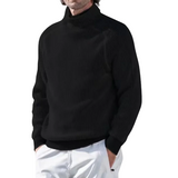 Men's turtleneck sweater | Thick and knitted