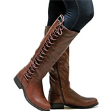Women's knee-high boots | Lace-up style