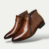 Men's Leather Ankle Boots | Retro & Business