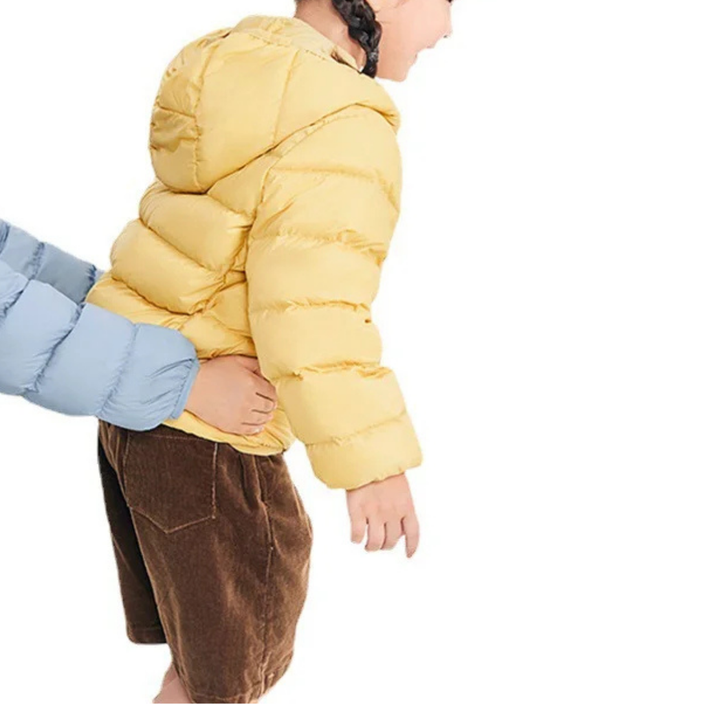 Kids Quilted Jacket with Hood | Lightweight