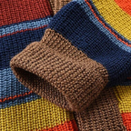 Herren Cardigan | Geometrisch & Knopfleiste