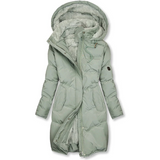 Women's Long Winter Jacket | Lined with Hood