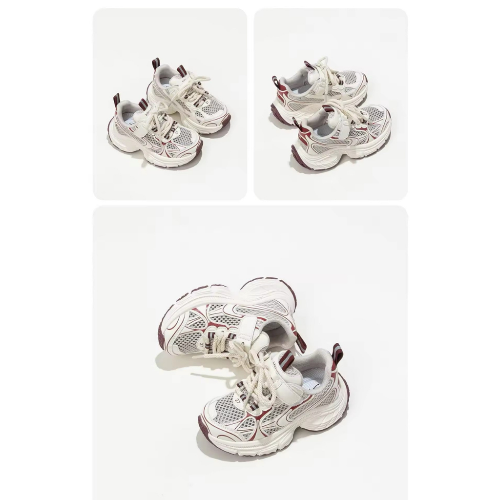 Kids Sneakers | Lace-Up Breathable Lightweight