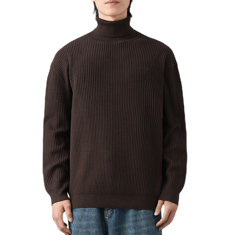 Herren-Rollkragenpullover | Warm und gestrickt