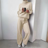 Turtleneck lounge set | Cashmere feel tracksuit