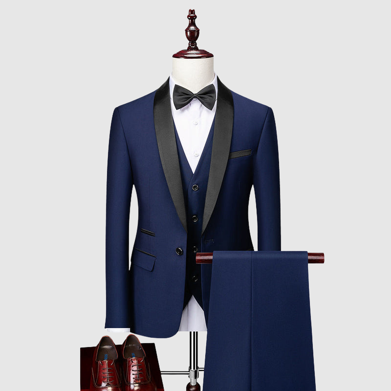Wiktor | Herren Anzug Slim-Fit | 3- Teilig