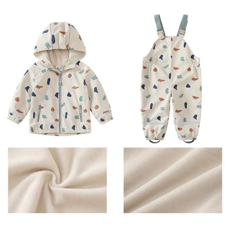 Kids' Rain Jacket and Pants Set | Waterproof Suit