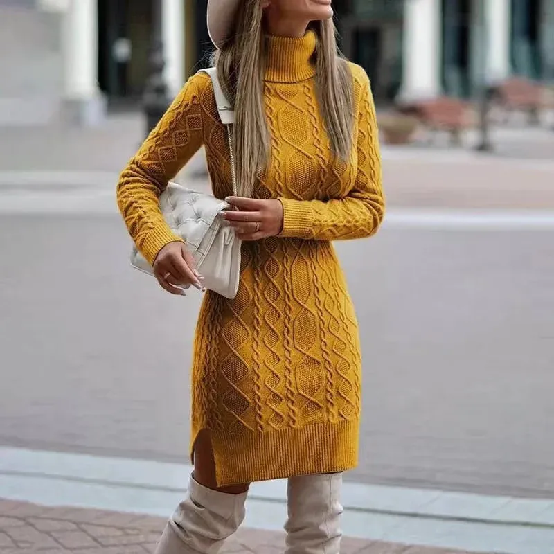 Damen Strickkleid | Winter | Warm