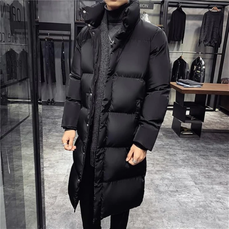 Men's Puffer Jacket | Long & Warmly Lined