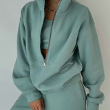 Women's Jogging Suit | Tracksuit with Zipper