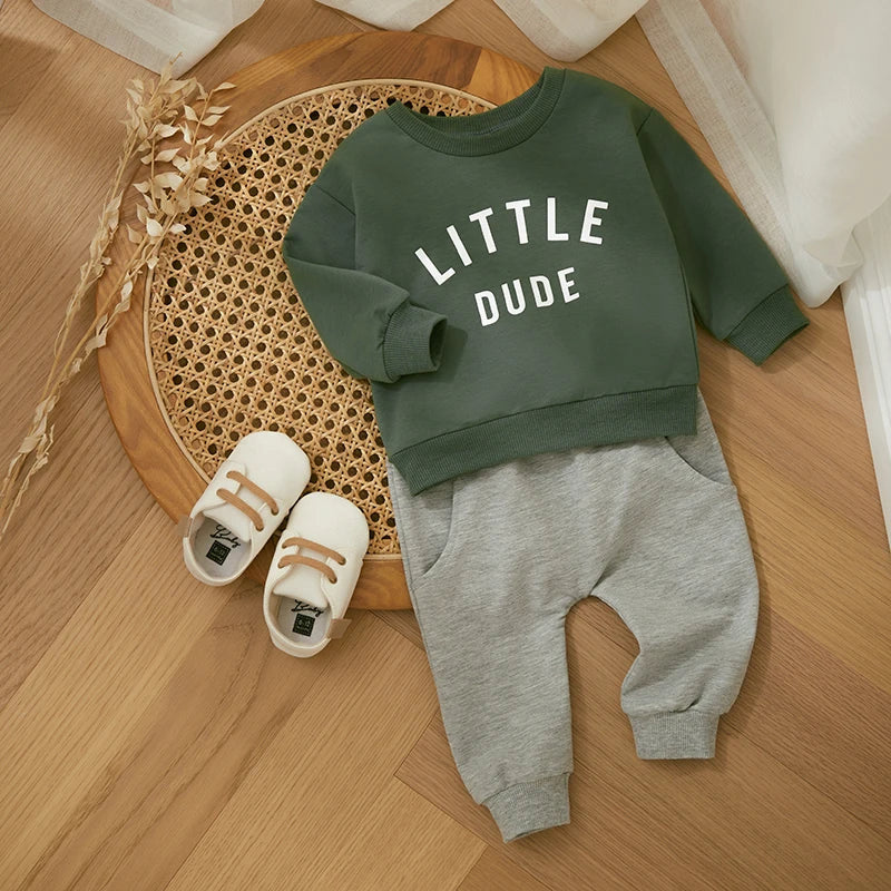 Kids Tracksuit Set | Sweatshirt & Jogger Pants