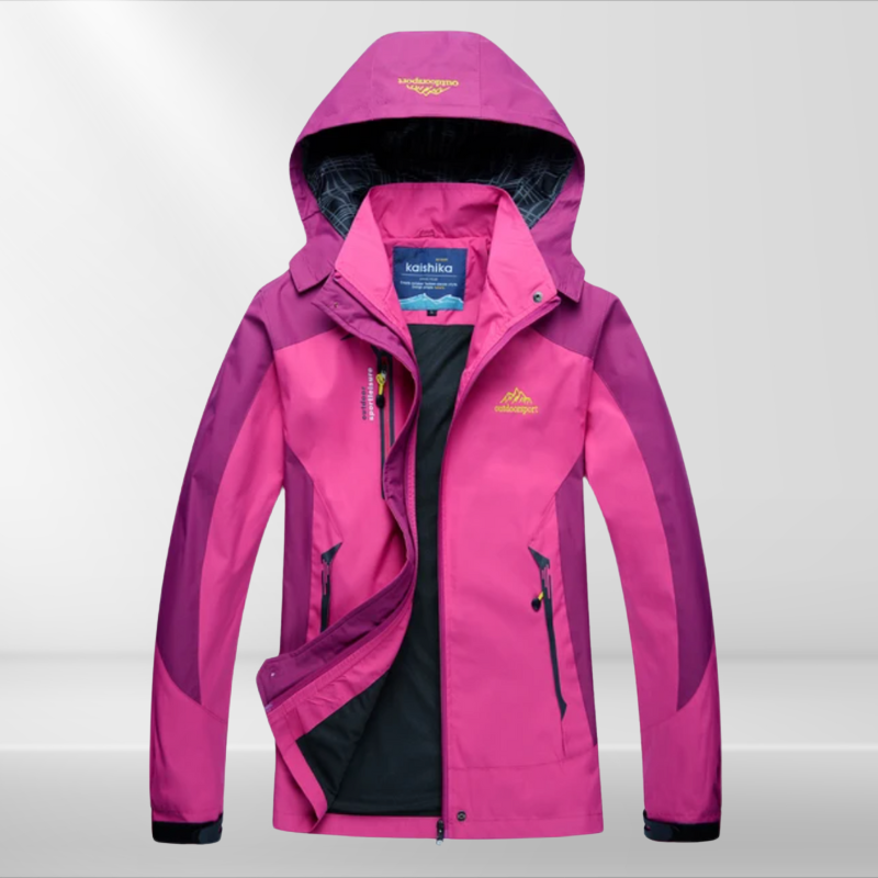Outdoor-Wanderjacke Damen mit Kapuze | Wasserdicht