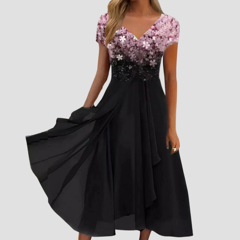 Alina | Damen Luftige Kleider | Maxi