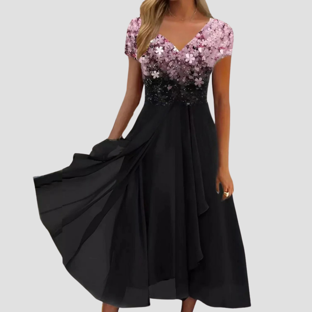 Alina | Damen Luftige Kleider | Maxi
