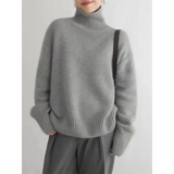 Loose Fit Knit Sweater | Women's Turtleneck