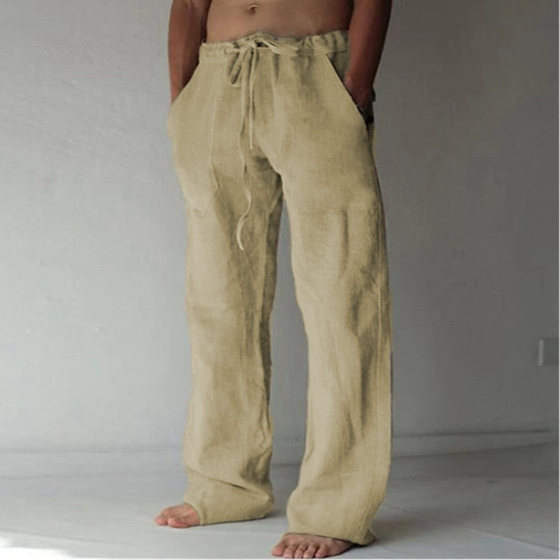 Bernardo | Herren Baggy Hose - Leinenstil
