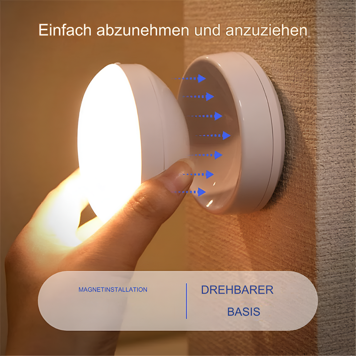 Illuminate | 360° Bewegungssensor LED-Nachtlicht