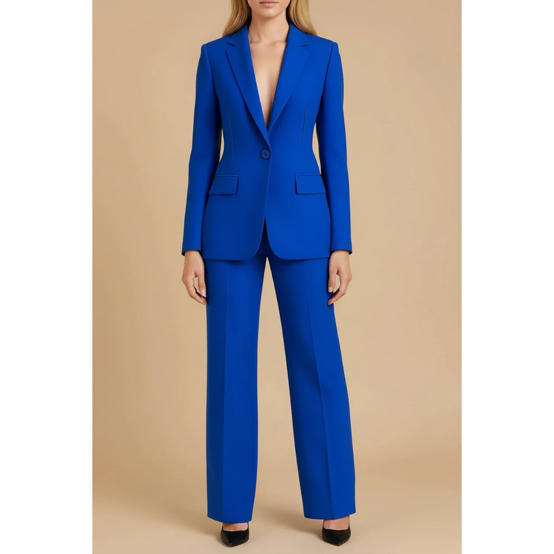 Women’s Business Suit | Long Blazer & Pants Set