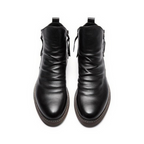 Herren Leder Stiefel | Casual mit Reißverschluss