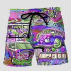Jeremiah | Herren Badehosen | Kurze mit Graffiti-Print