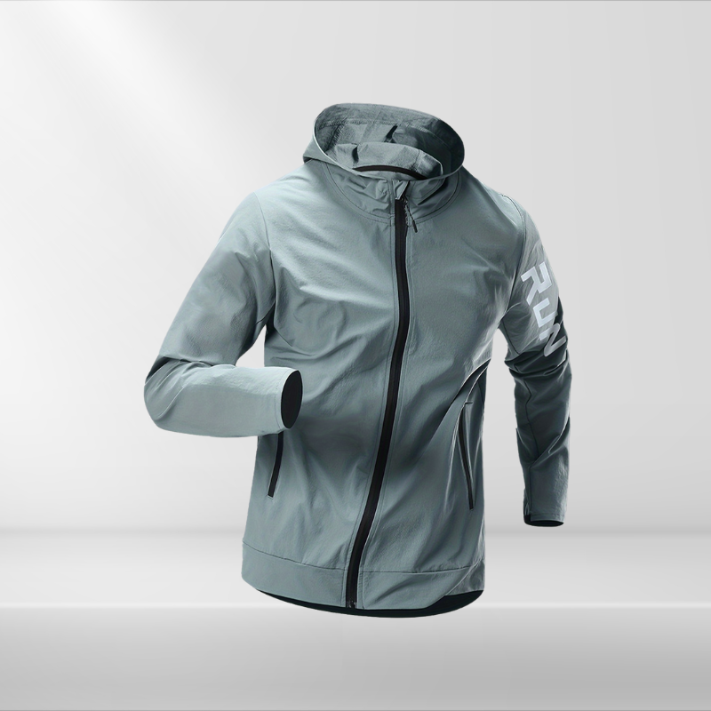 DryStride | Wetterfeste Laufjacke Winddicht und Atmungsaktiv