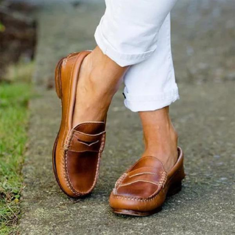 Petra | Damen Sommer Loafer | PU-Leder