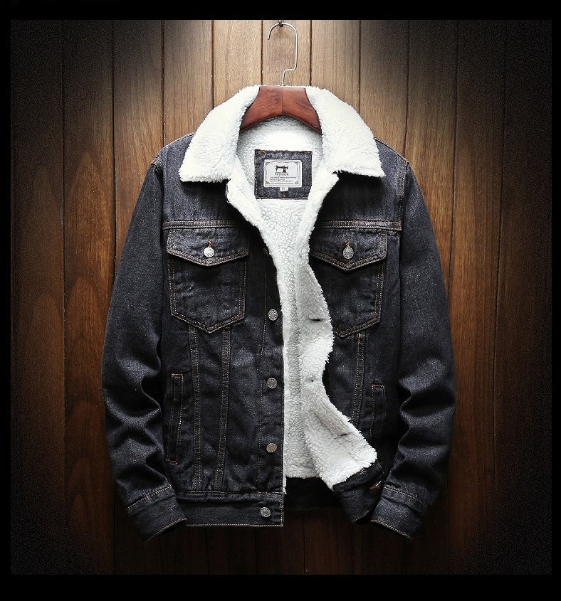 Men's Teddy Jacket | Denim