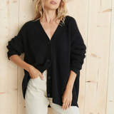 Women's Cardigan | Fine cable pattern