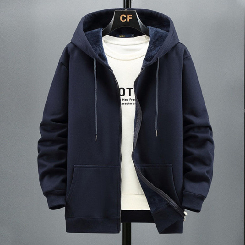 Kapuzenjacke Herren Sweat | Mit Reißverschluss