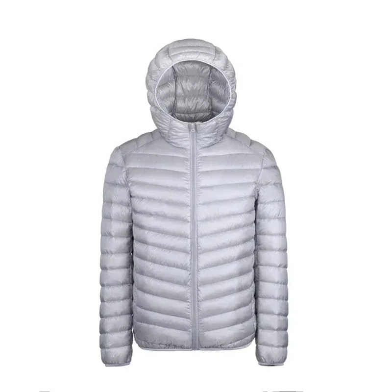Men’s Quilted Jacket with Hood | Lightweight